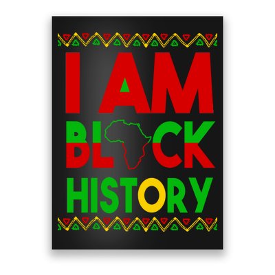 I Am Black History Poster