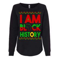 I Am Black History Womens California Wash Sweatshirt