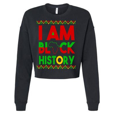 I Am Black History Cropped Pullover Crew