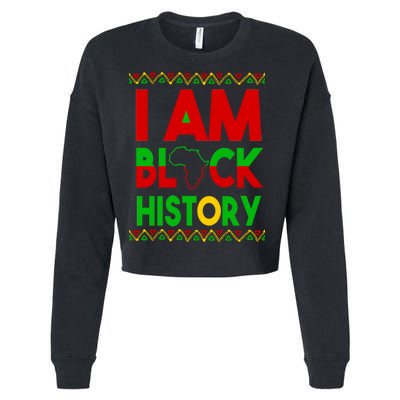 I Am Black History Cropped Pullover Crew