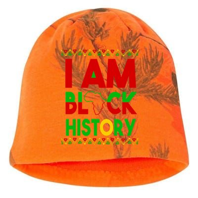 I Am Black History Kati - Camo Knit Beanie