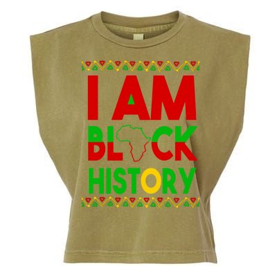 I Am Black History Garment-Dyed Women's Muscle Tee