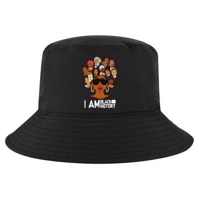 I Am Black History Love My Roots Cool Comfort Performance Bucket Hat