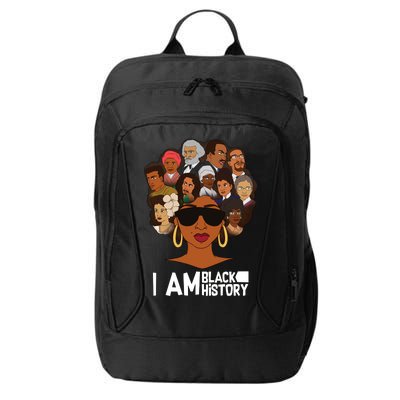 I Am Black History Love My Roots City Backpack