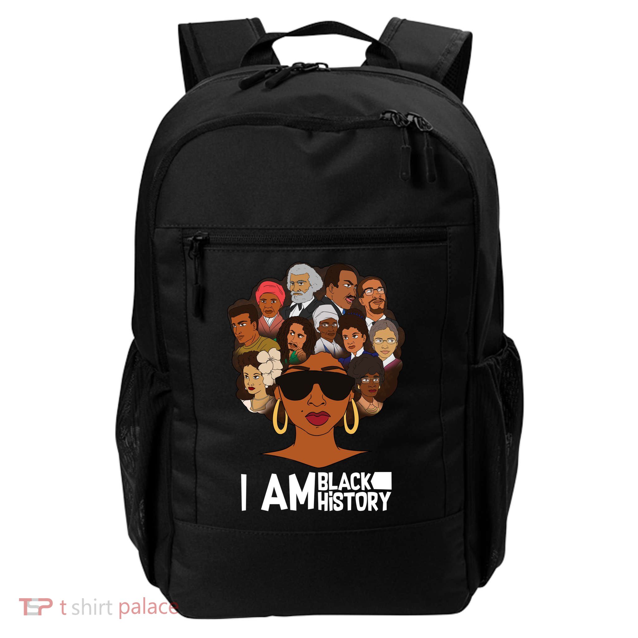 I Am Black History Love My Roots Daily Commute Backpack