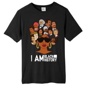 I Am Black History Love My Roots Tall Fusion ChromaSoft Performance T-Shirt