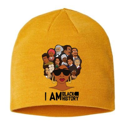 I Am Black History Love My Roots Sustainable Beanie