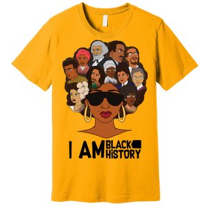 I Am Black History Love My Roots Premium T-Shirt