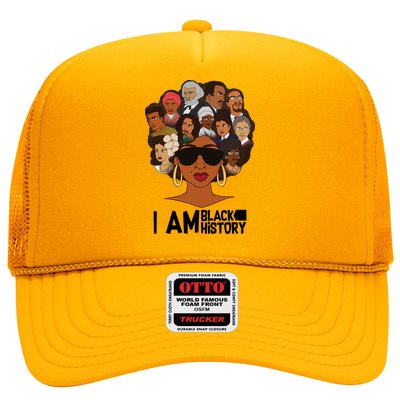 I Am Black History Love My Roots Trucker Hat
