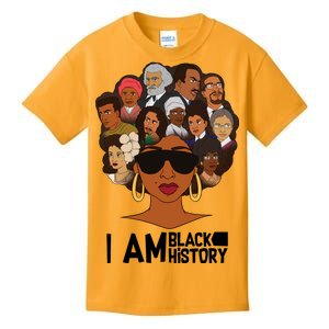 I Am Black History Love My Roots Kids T-Shirt