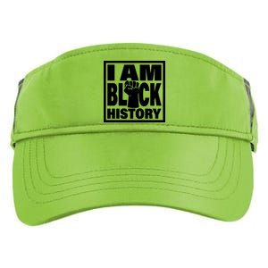 I Am Black History Proud African American Adult Drive Performance Visor