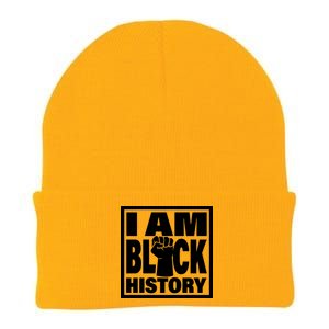 I Am Black History Proud African American Knit Cap Winter Beanie