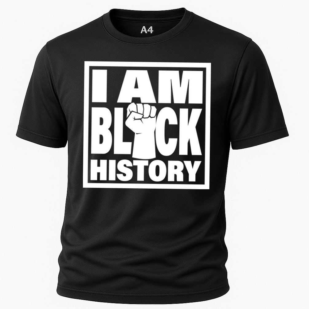 I Am Black History Proud African American Cooling Performance Crew T-Shirt