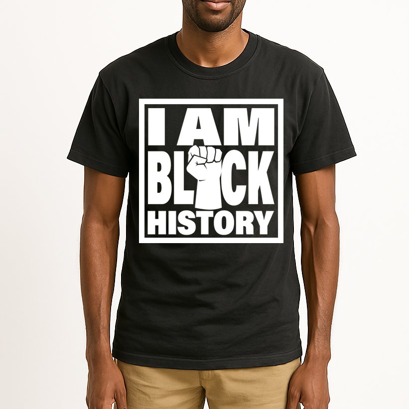 I Am Black History Proud African American Tall T-Shirt
