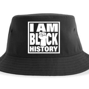 I Am Black History Proud African American Sustainable Bucket Hat