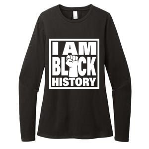 I Am Black History Proud African American Womens CVC Long Sleeve Shirt