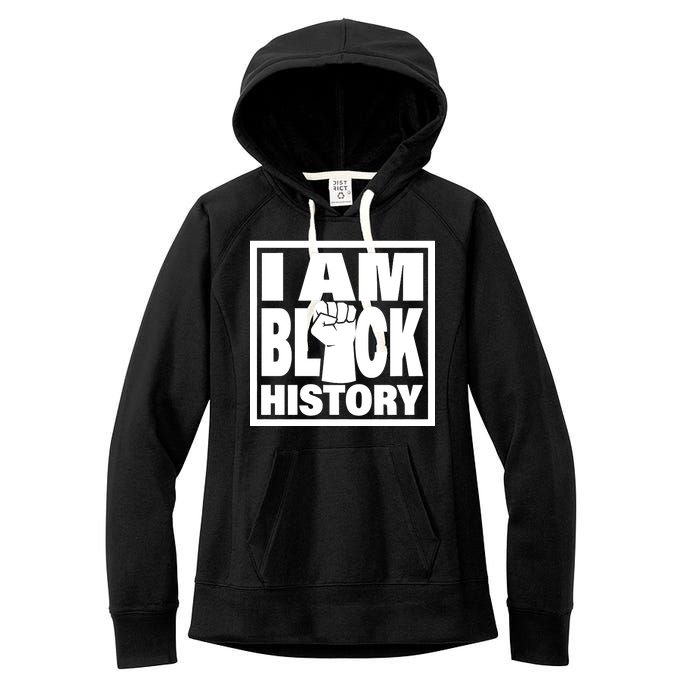 I Am Black History Proud African American Women's Fleece Hoodie