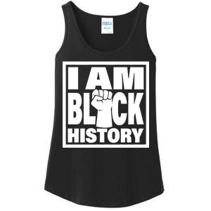 I Am Black History Proud African American Ladies Essential Tank