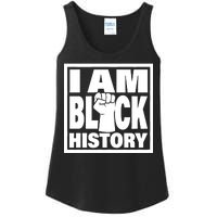 I Am Black History Proud African American Ladies Essential Tank