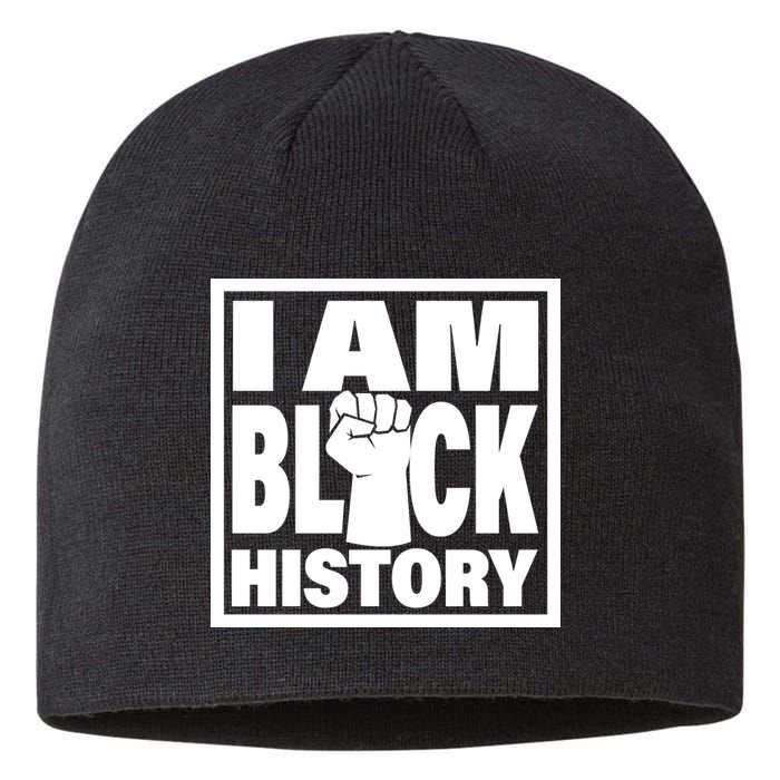 I Am Black History Proud African American Sustainable Beanie