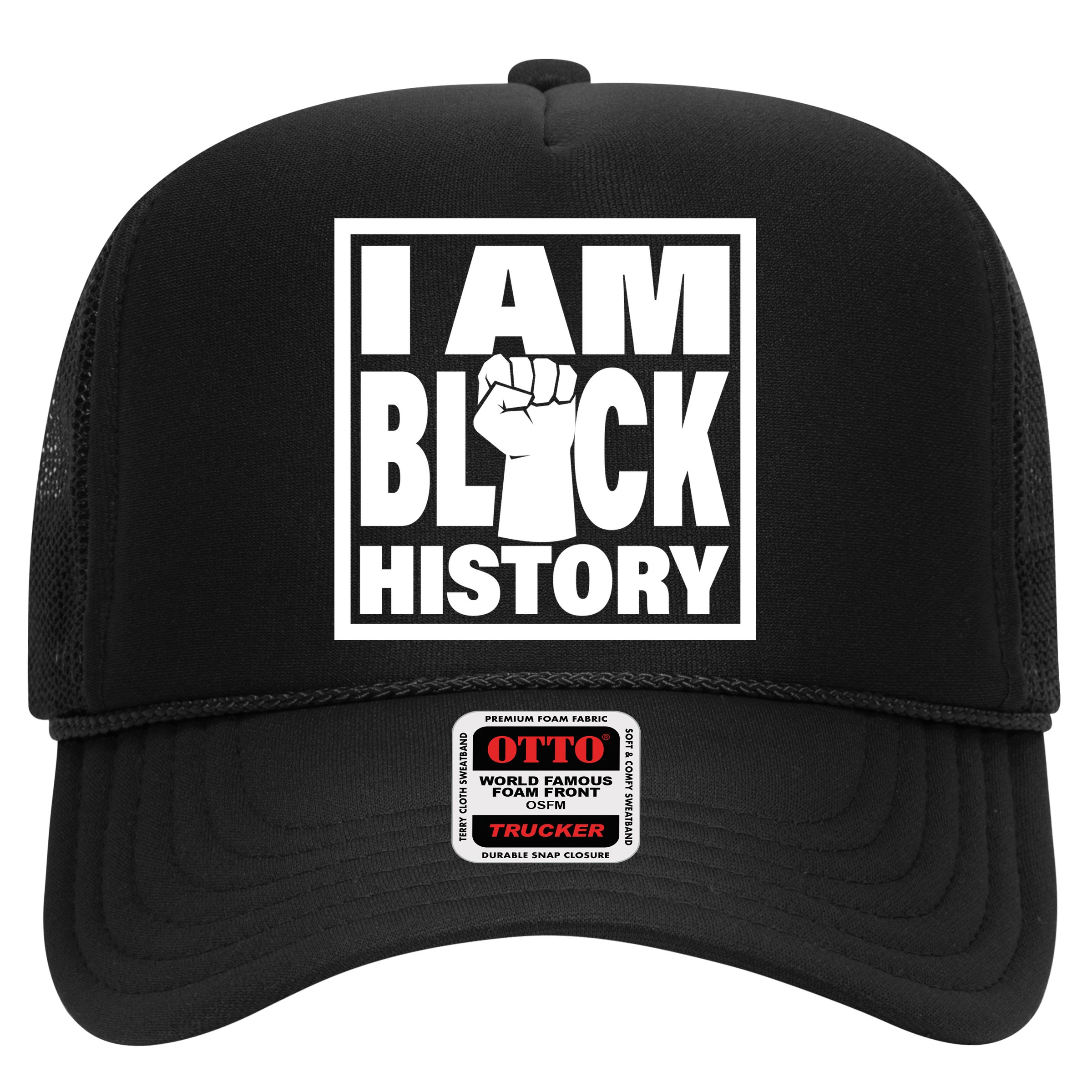 I Am Black History Proud African American Hat