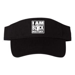 I Am Black History Proud African American Valucap Bio-Washed Visor