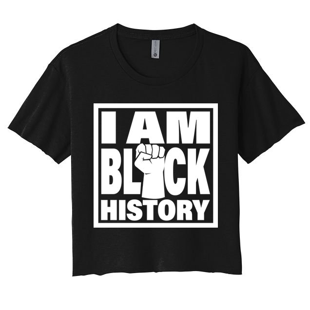 I Am Black History Proud African American Crop Top