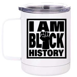 I Am Black History Proud African American 12 oz Stainless Steel Tumbler Cup