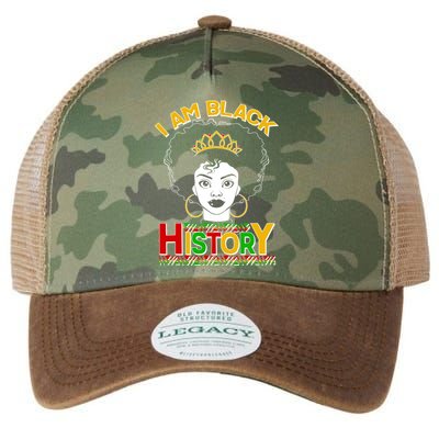 I Am Black History Royal Black Woman Legacy Tie Dye Trucker Hat