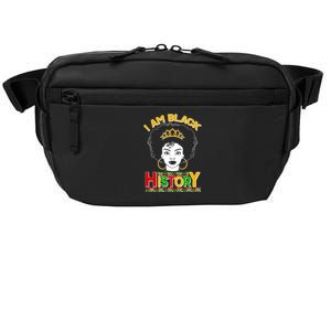 I Am Black History Royal Black Woman Crossbody Pack