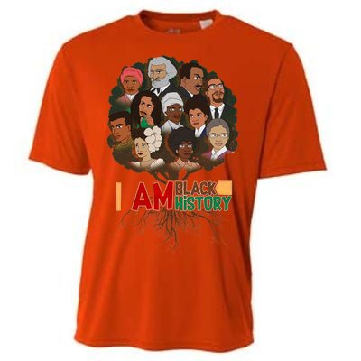 I Am Black History Tree Roots Cooling Performance Crew T-Shirt