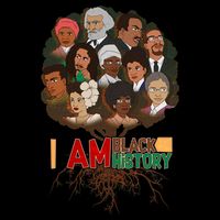I Am Black History Tree Roots Cooling Performance Crew T-Shirt