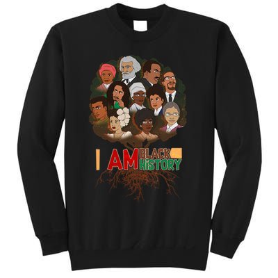I Am Black History Tree Roots Sweatshirt
