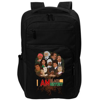 I Am Black History Tree Roots Impact Tech Backpack