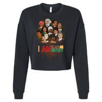 I Am Black History Tree Roots Cropped Pullover Crew