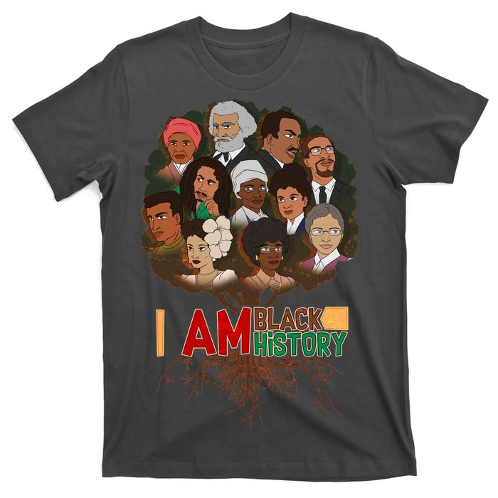 I Am Black History Tree Roots T-Shirt