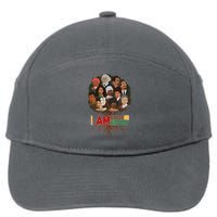 I Am Black History Tree Roots 7-Panel Snapback Hat