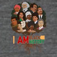 I Am Black History Tree Roots Magnet