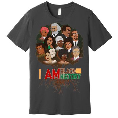 I Am Black History Tree Roots Premium T-Shirt