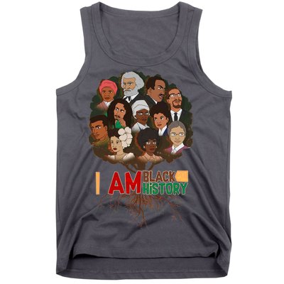 I Am Black History Tree Roots Tank Top