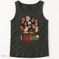 I Am Black History Tree Roots Tank Top