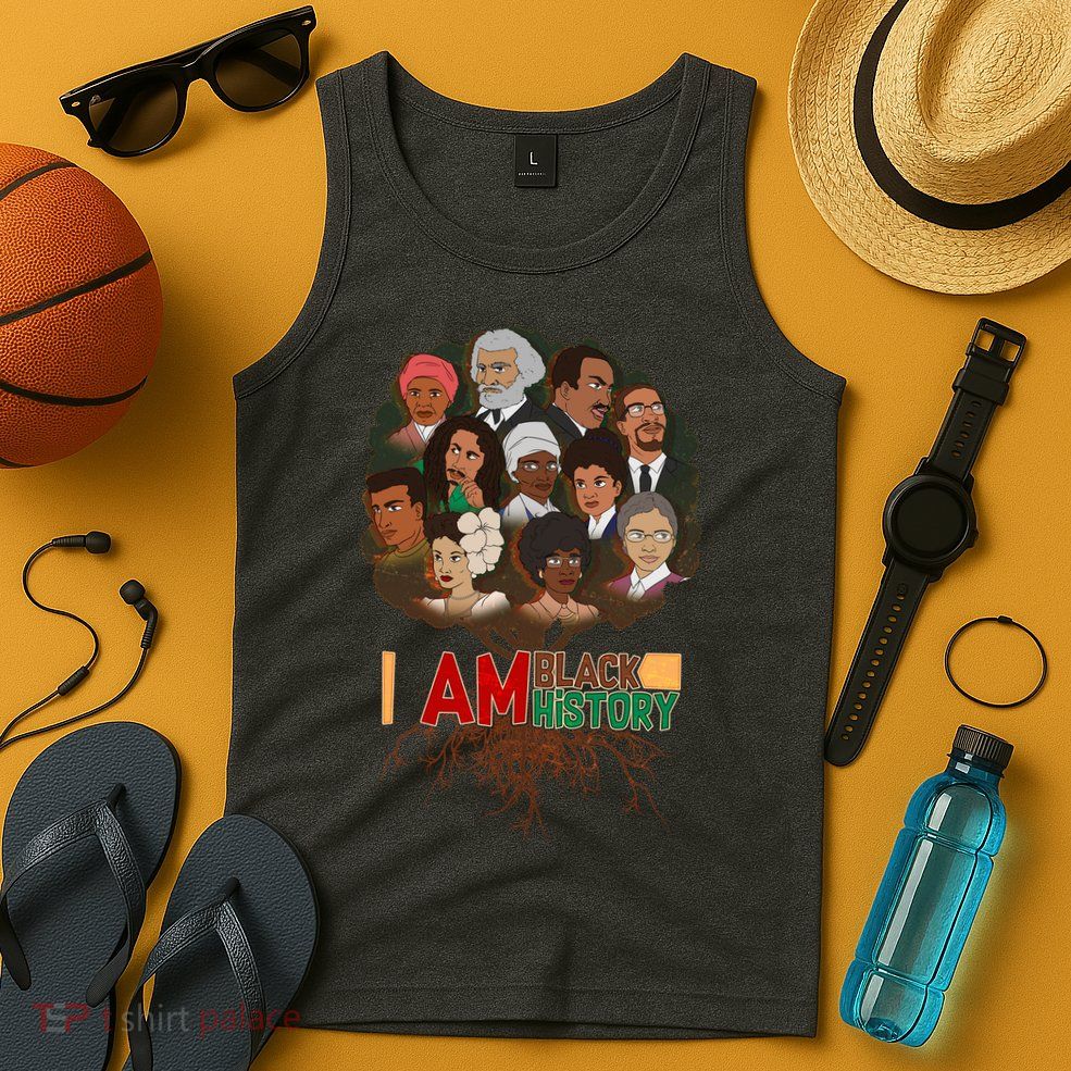 I Am Black History Tree Roots Tank Top