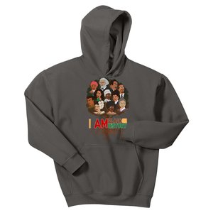 I Am Black History Tree Roots Kids Hoodie