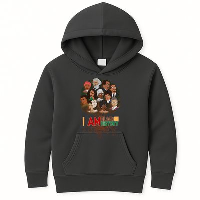 I Am Black History Tree Roots Kids Hoodie