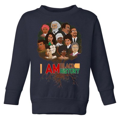 I Am Black History Tree Roots Toddler Sweatshirt