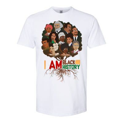 I Am Black History Tree Roots Softstyle® CVC T-Shirt