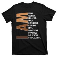 I Am Black Woman Educated Black History Month T-Shirt