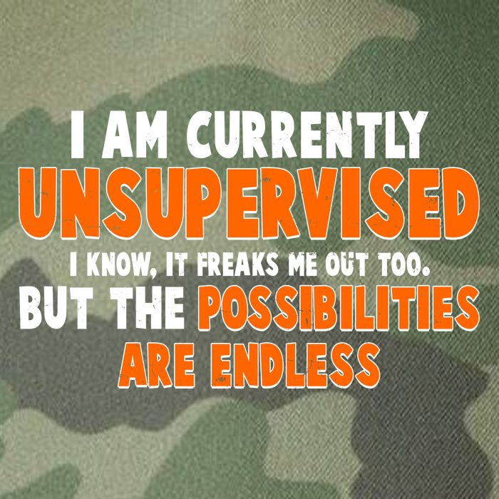I Am Currently Unsupervised The Possibilities Are Endless Legacy Tie Dye Trucker Hat