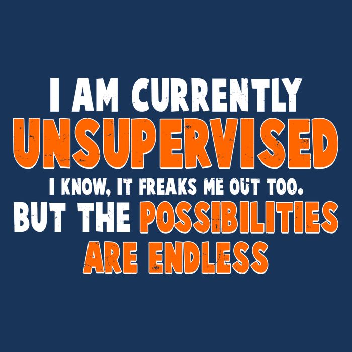 I Am Currently Unsupervised The Possibilities Are Endless Performance Shirt