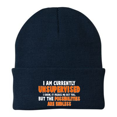 I Am Currently Unsupervised The Possibilities Are Endless Beanie
